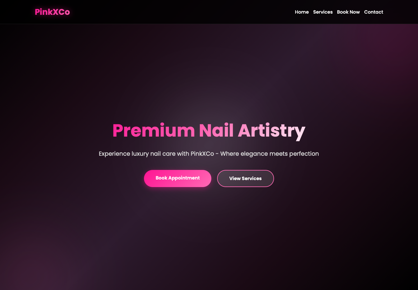 PinkXCO website project